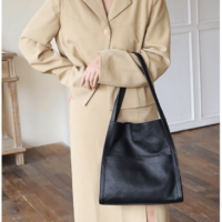 🔥49% OFF⏰Solid color simple genuine leather shoulder bag🔥